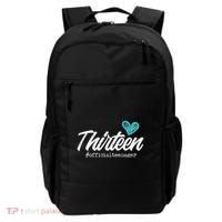 Thirteen Teenager Heart Cute 13th Birthday Backpack thumb 0