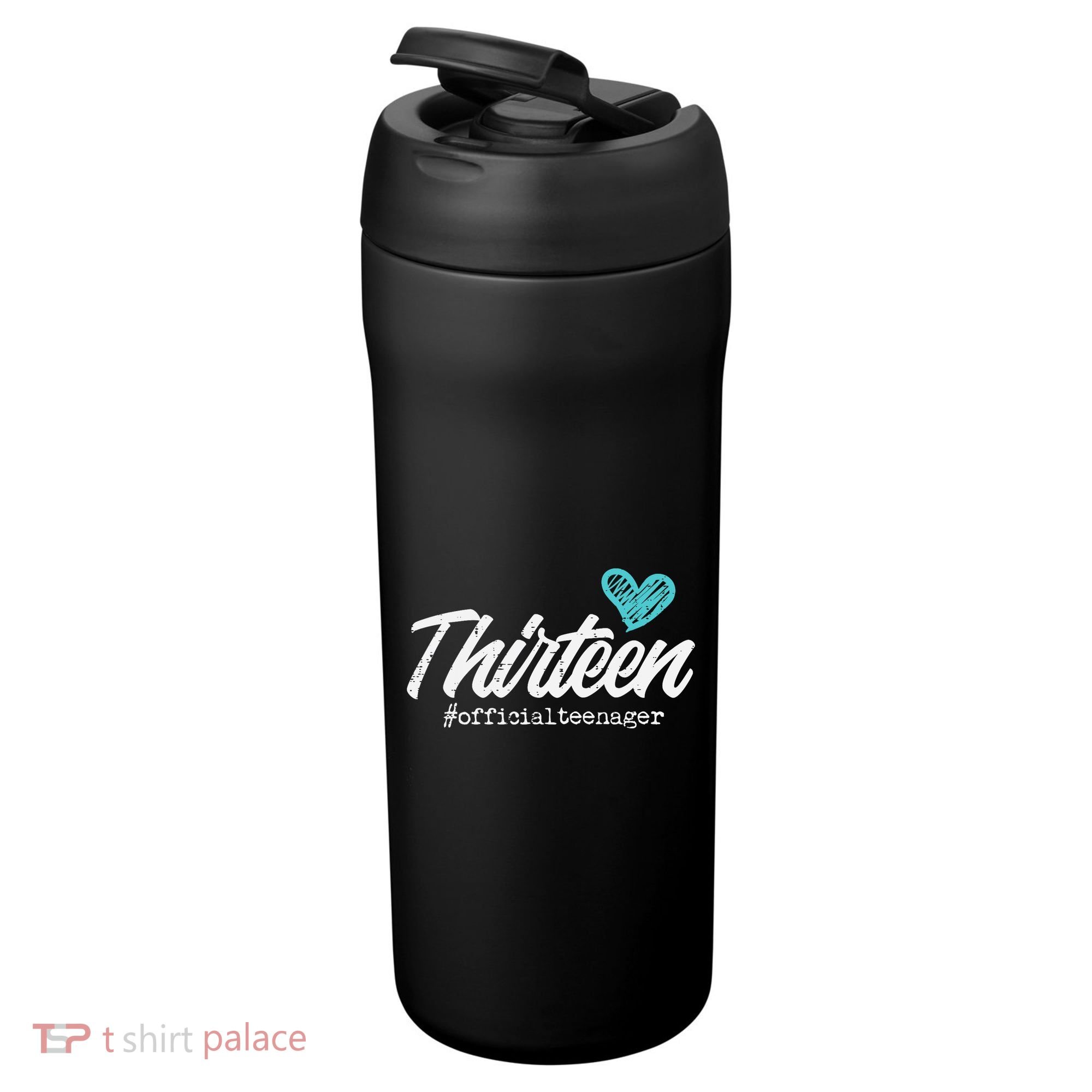 Thirteen Teenager Heart Cute 13th Birthday 24oz Duet Stainless Steel Tumbler