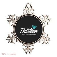 Thirteen Teenager Heart Cute 13th Birthday Ornament thumb 0