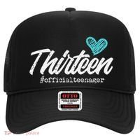 Thirteen Teenager Heart Cute 13th Birthday Hat thumb 0