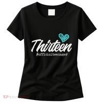 Thirteen Teenager Heart Cute 13th Birthday Women's T-Shirt thumb 0