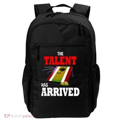 The Talent Has Arrived Cornhole Player Papa Grandpa Gift Backpack