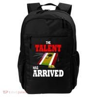 The Talent Has Arrived Cornhole Player Papa Grandpa Gift Backpack thumb 0