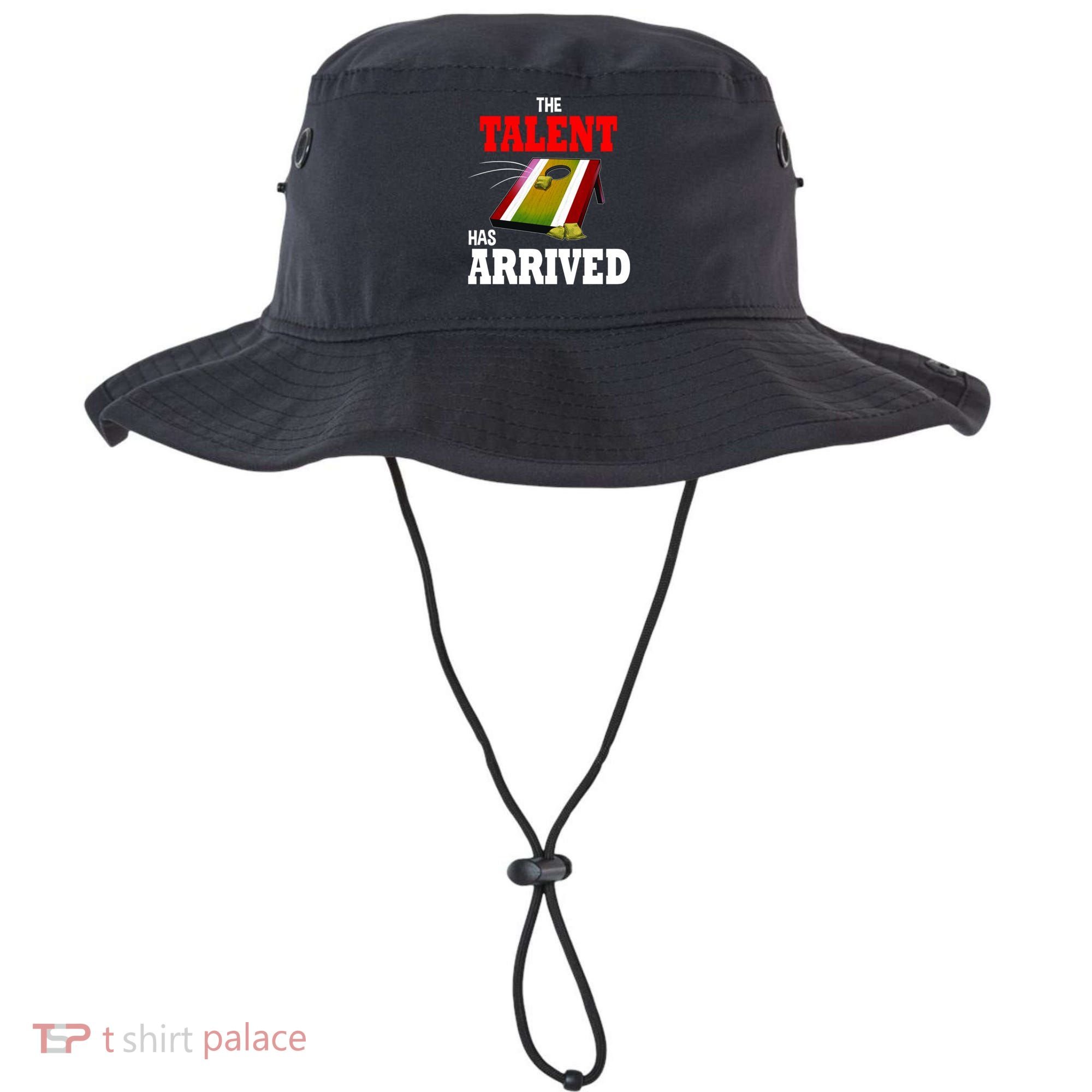 The Talent Has Arrived Cornhole Player Papa Grandpa Gift Bucket Hat
