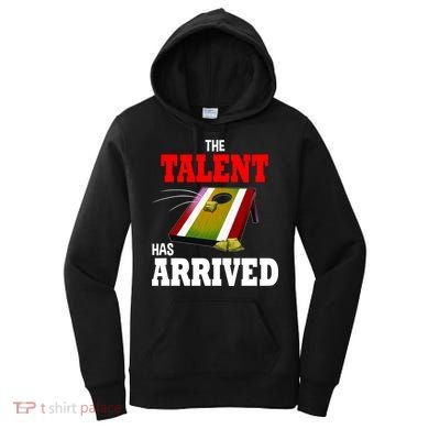 The Talent Has Arrived Cornhole Player Papa Grandpa Gift Women's Hoodie