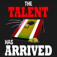 The Talent Has Arrived Cornhole Player Papa Grandpa Gift Women's Hoodie thumb 2