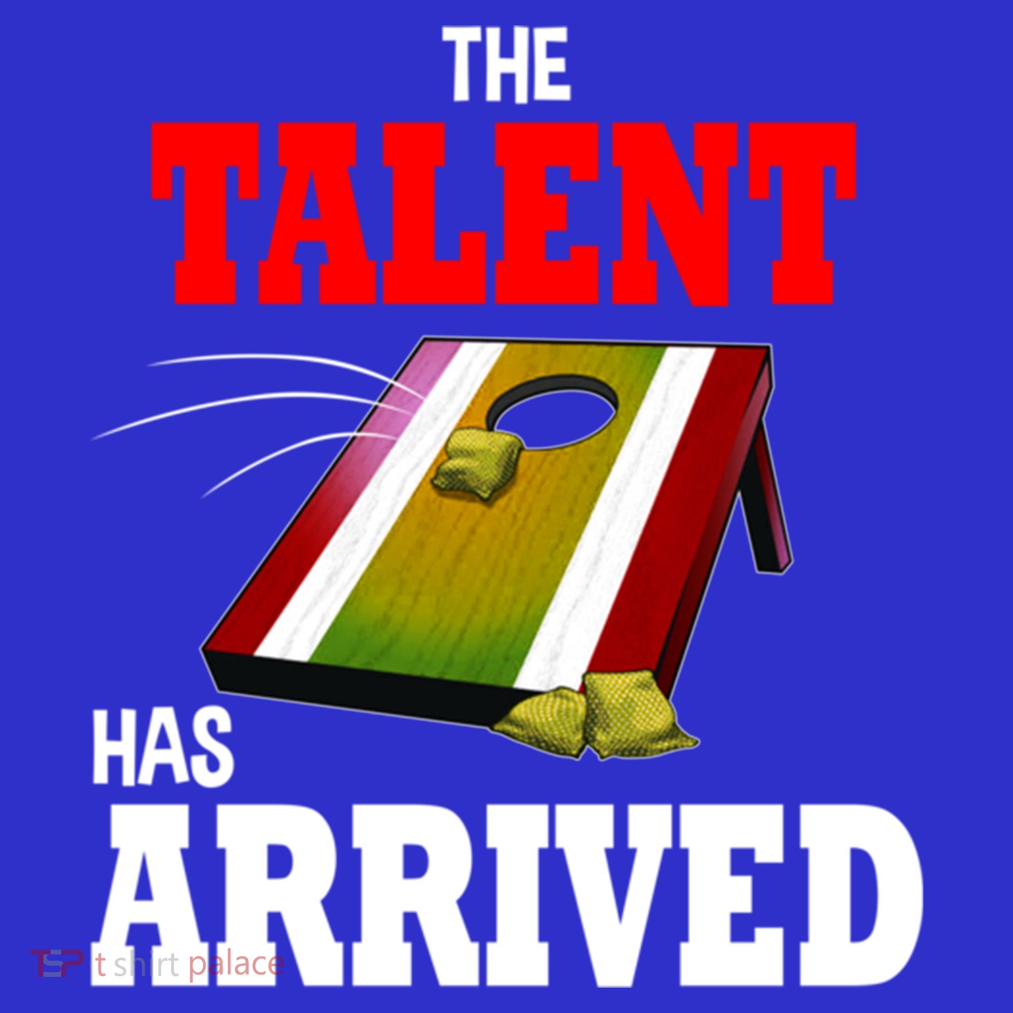 The Talent Has Arrived Cornhole Player Papa Grandpa Gift Women's Tank Top