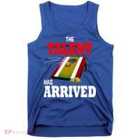 The Talent Has Arrived Cornhole Player Papa Grandpa Gift Tank Top thumb 0