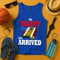 The Talent Has Arrived Cornhole Player Papa Grandpa Gift Tank Top thumb 4