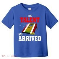 The Talent Has Arrived Cornhole Player Papa Grandpa Gift Toddler T-Shirt thumb 0