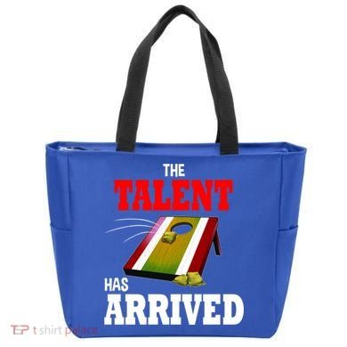 The Talent Has Arrived Cornhole Player Papa Grandpa Gift Tote Bag