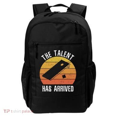 The Talent Has Arrived Funny Cornhole Player Vintage Gift Backpack