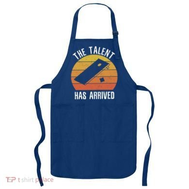 The Talent Has Arrived Funny Cornhole Player Vintage Gift Apron