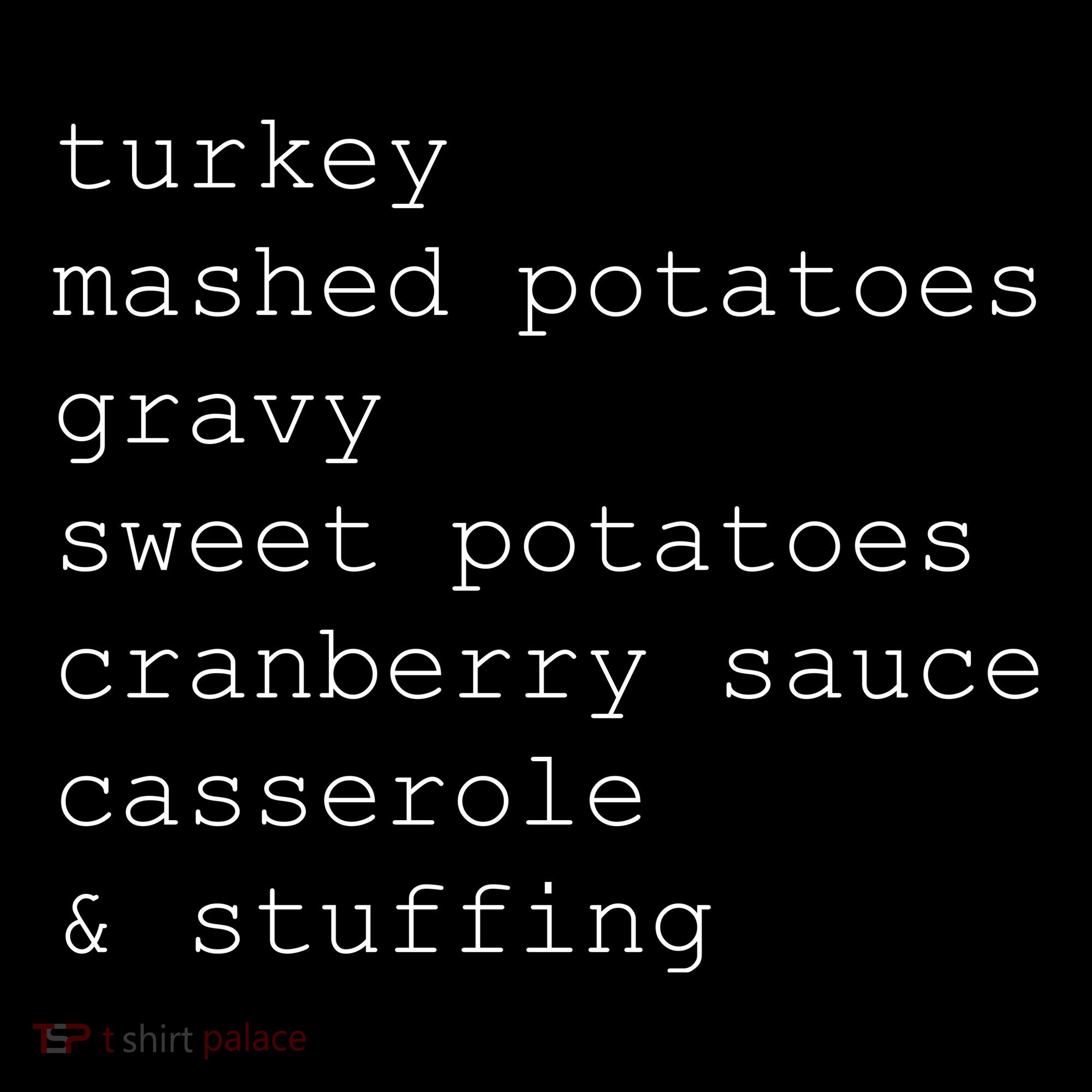 Turkey Thanksgiving Holiday Food Guide Women's Hoodie