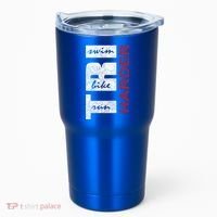 Triathletes Tri Harder Swim Bike Run Triathlon Inspired Cool Gift Tumbler thumb 0