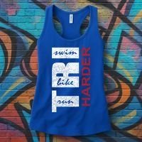 Triathletes Tri Harder Swim Bike Run Triathlon Inspired Cool Gift Women's Tank Top thumb 3