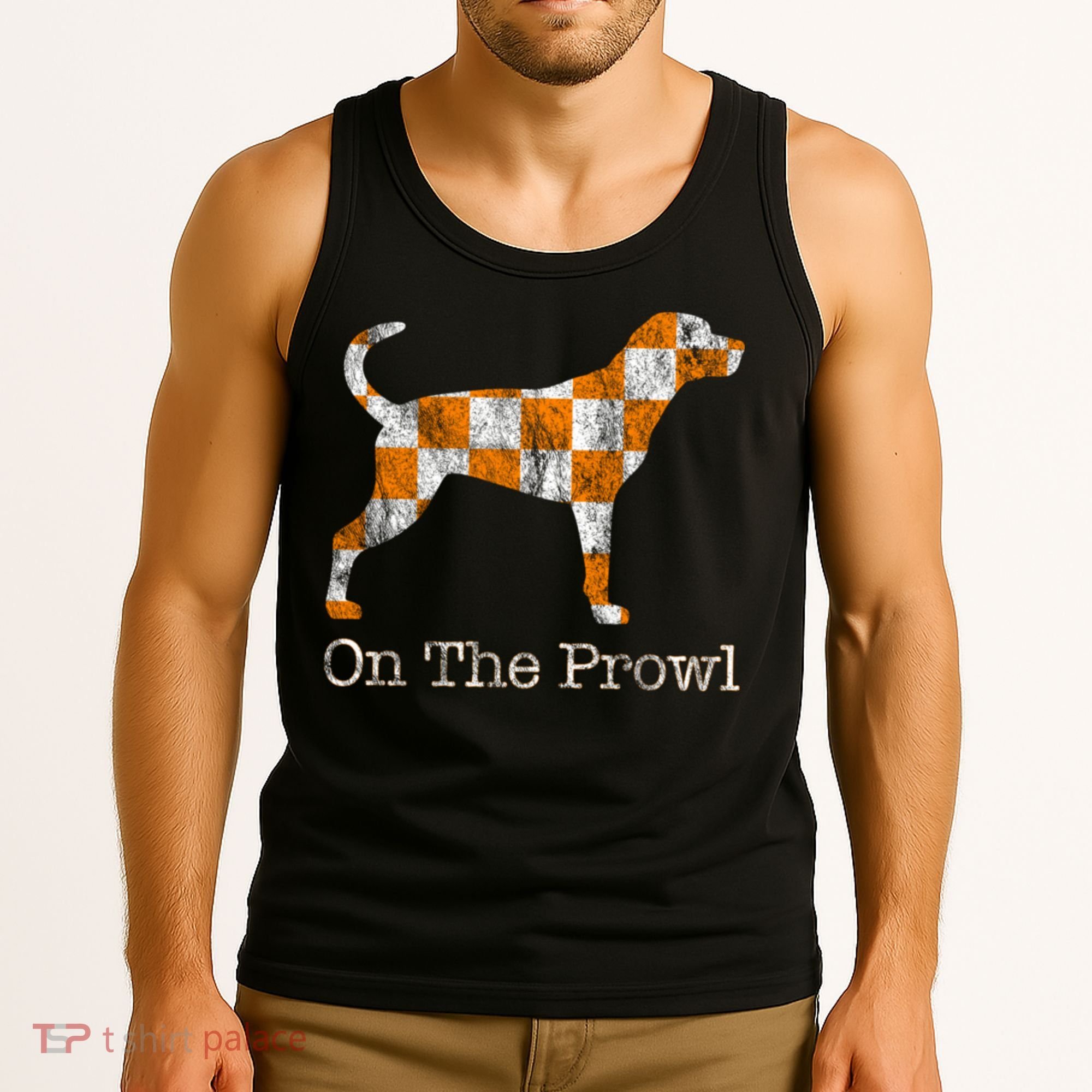 Tennessee TN Hound On The Prowl Vol Dog Knoxville Fan Game Gift Tank Top