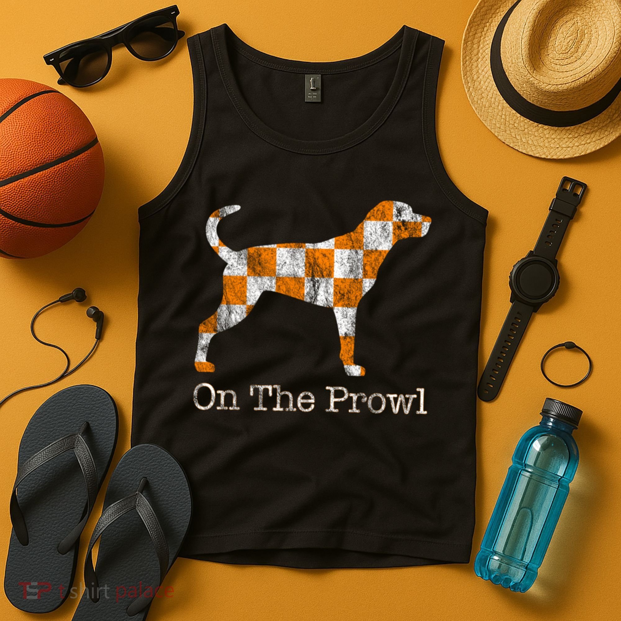 Tennessee TN Hound On The Prowl Vol Dog Knoxville Fan Game Gift Tank Top