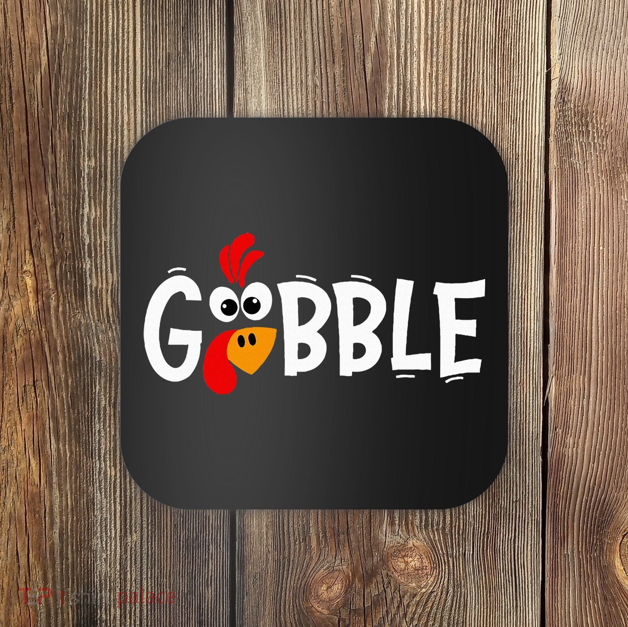 Turkey Trot Hilarious Thanksgiving Gathering Coaster