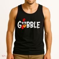 Turkey Trot Hilarious Thanksgiving Gathering Tank Top thumb 3
