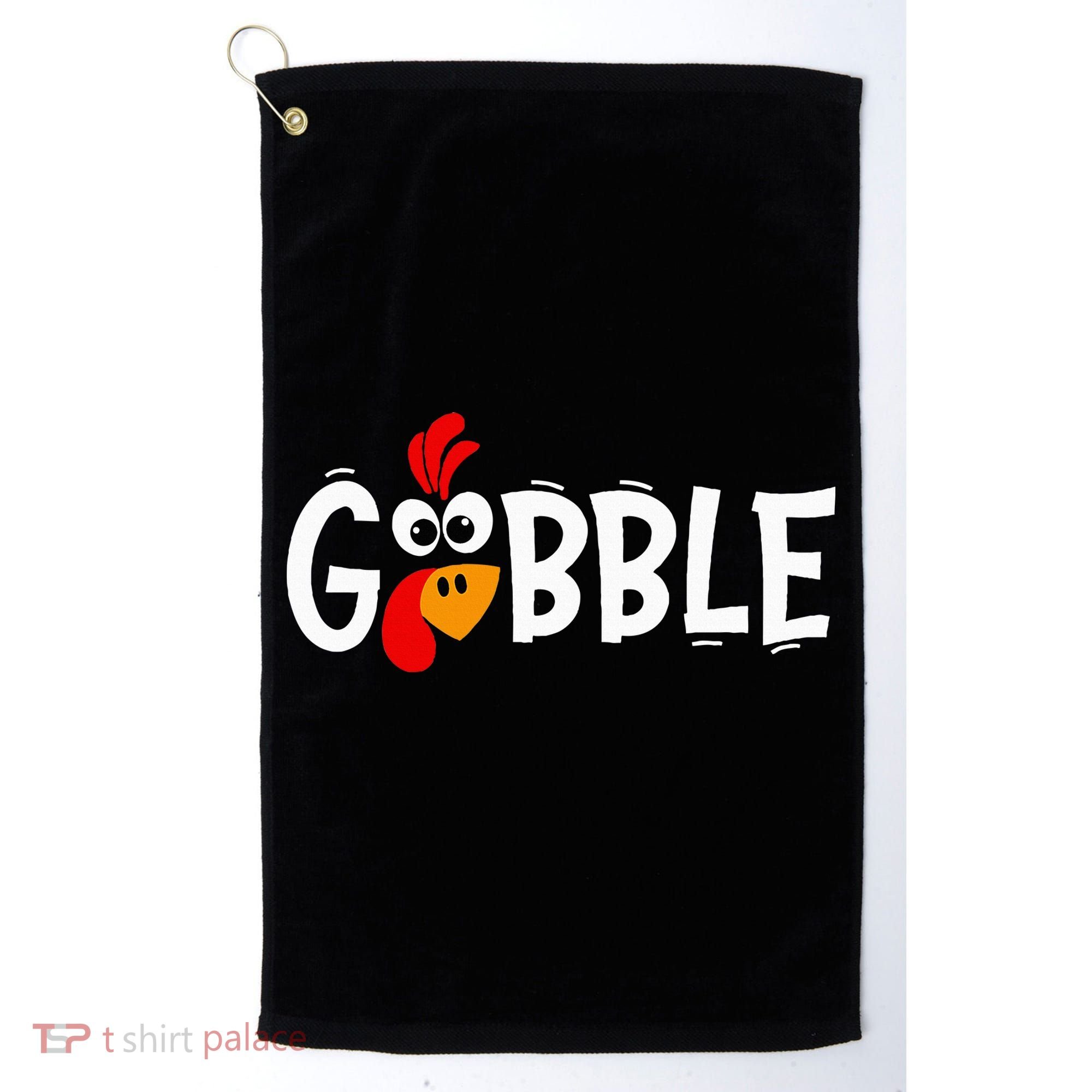 Turkey Trot Hilarious Thanksgiving Gathering Golf Towel
