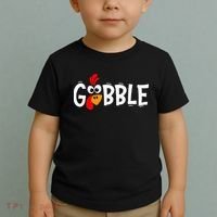 Turkey Trot Hilarious Thanksgiving Gathering Toddler T-Shirt thumb 2