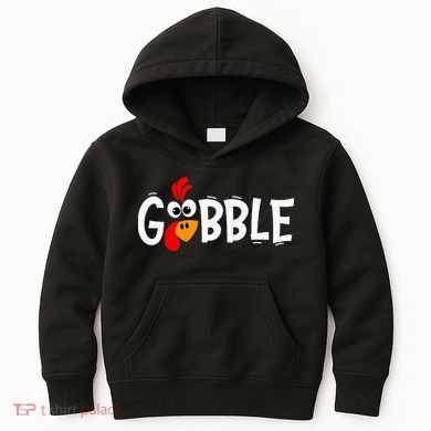 Turkey Trot Hilarious Thanksgiving Gathering Kids Hoodie