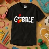 Turkey Trot Hilarious Thanksgiving Gathering Kids T-Shirt thumb 3