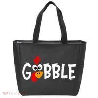 Turkey Trot Hilarious Thanksgiving Gathering Tote Bag thumb 0