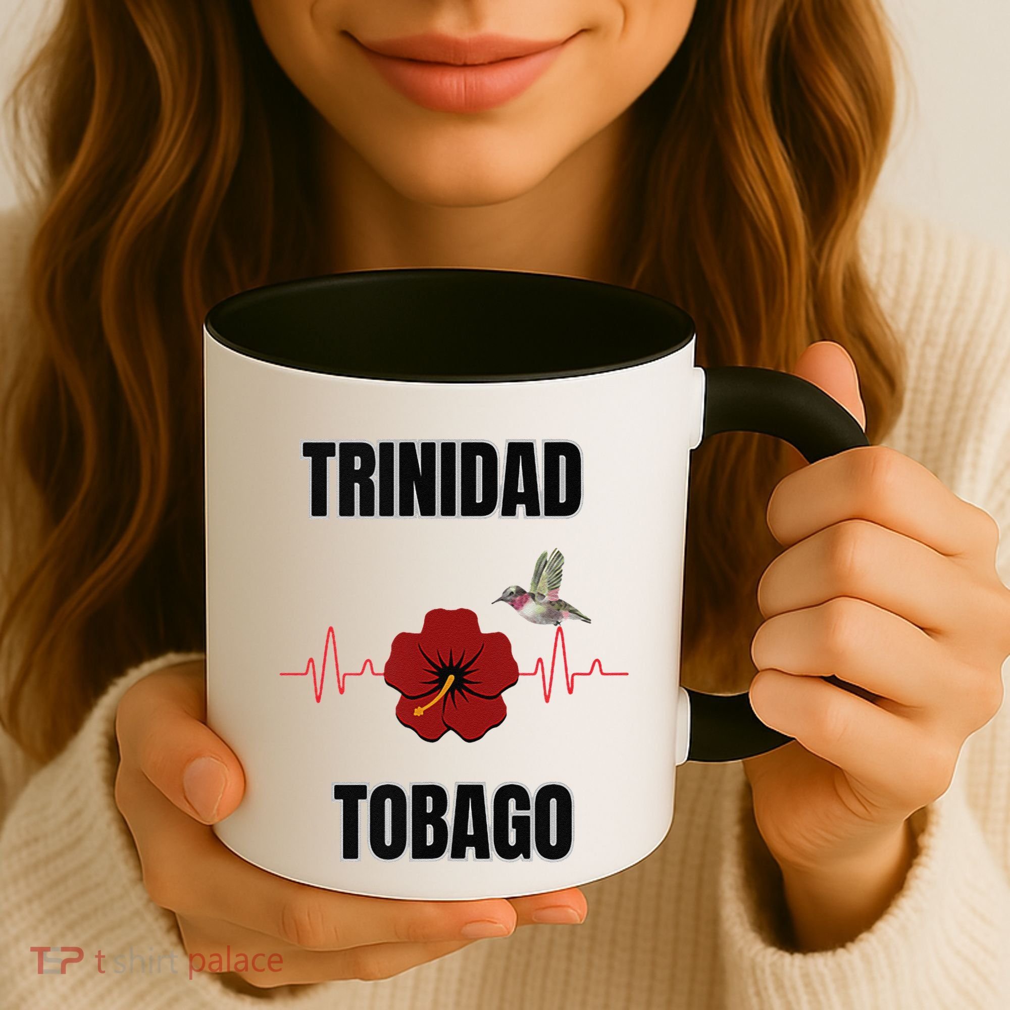 Trinidad Tobago Heartbeat Hibiscus Coffee Mug