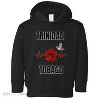 Trinidad Tobago Heartbeat Hibiscus Toddler Hoodie thumb 0