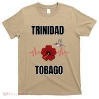 Trinidad Tobago Heartbeat Hibiscus T-Shirt thumb 0
