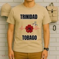 Trinidad Tobago Heartbeat Hibiscus T-Shirt thumb 6