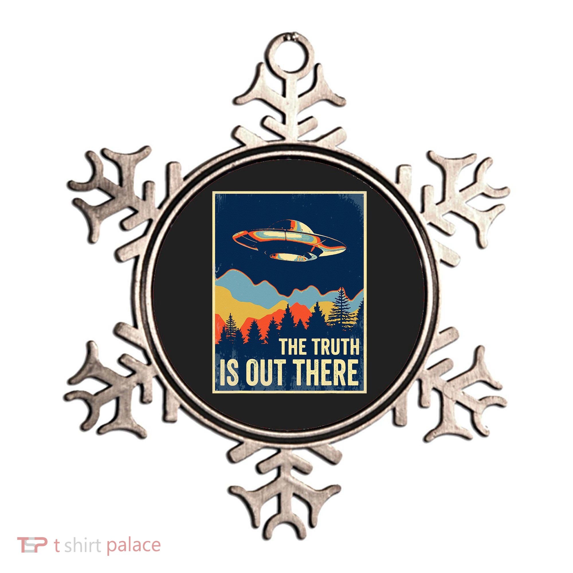 The Truth Is Out There Area 51 Alien UFO Ornament