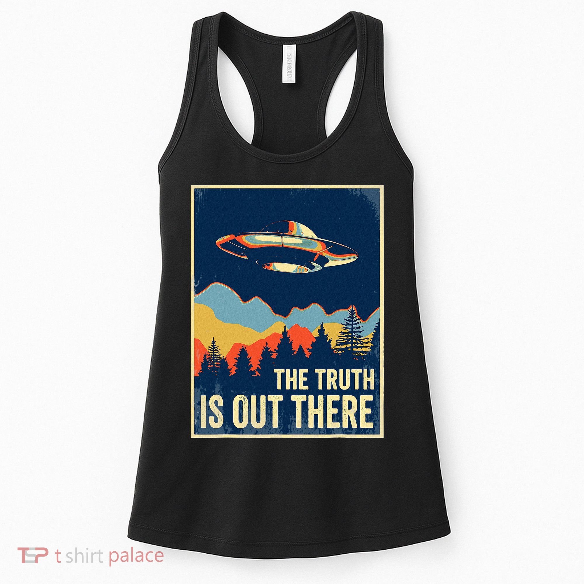 The Truth Is Out There Area 51 Alien UFO Women's Tank Top