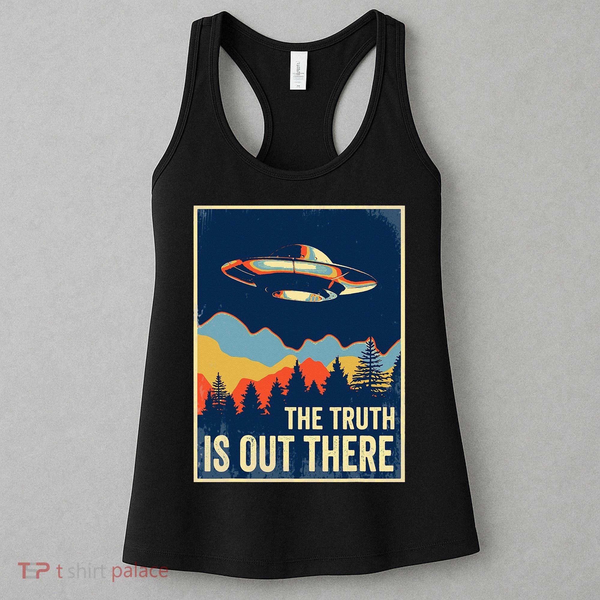 The Truth Is Out There Area 51 Alien UFO Women's Tank Top