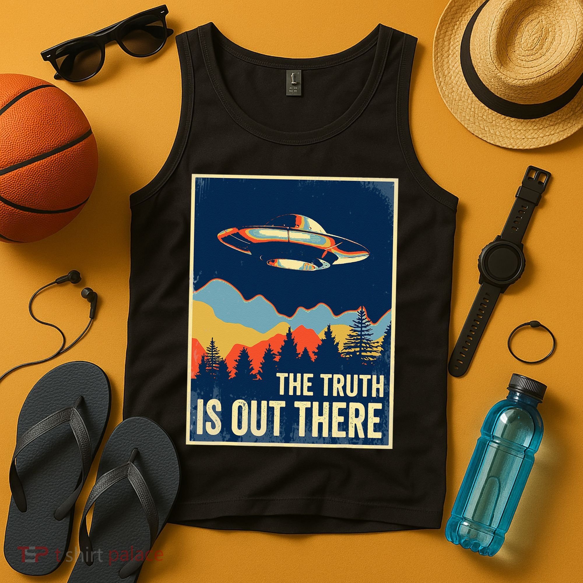 The Truth Is Out There Area 51 Alien UFO Tank Top