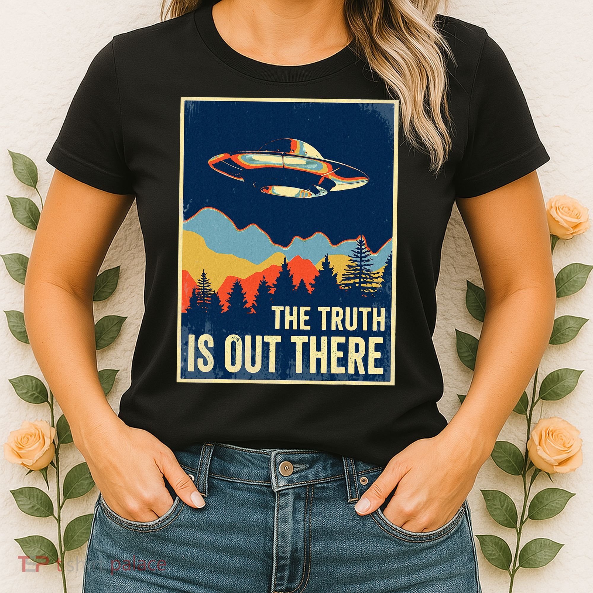 The Truth Is Out There Area 51 Alien UFO Women's T-Shirt