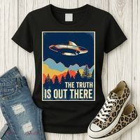 The Truth Is Out There Area 51 Alien UFO Women's T-Shirt thumb 3