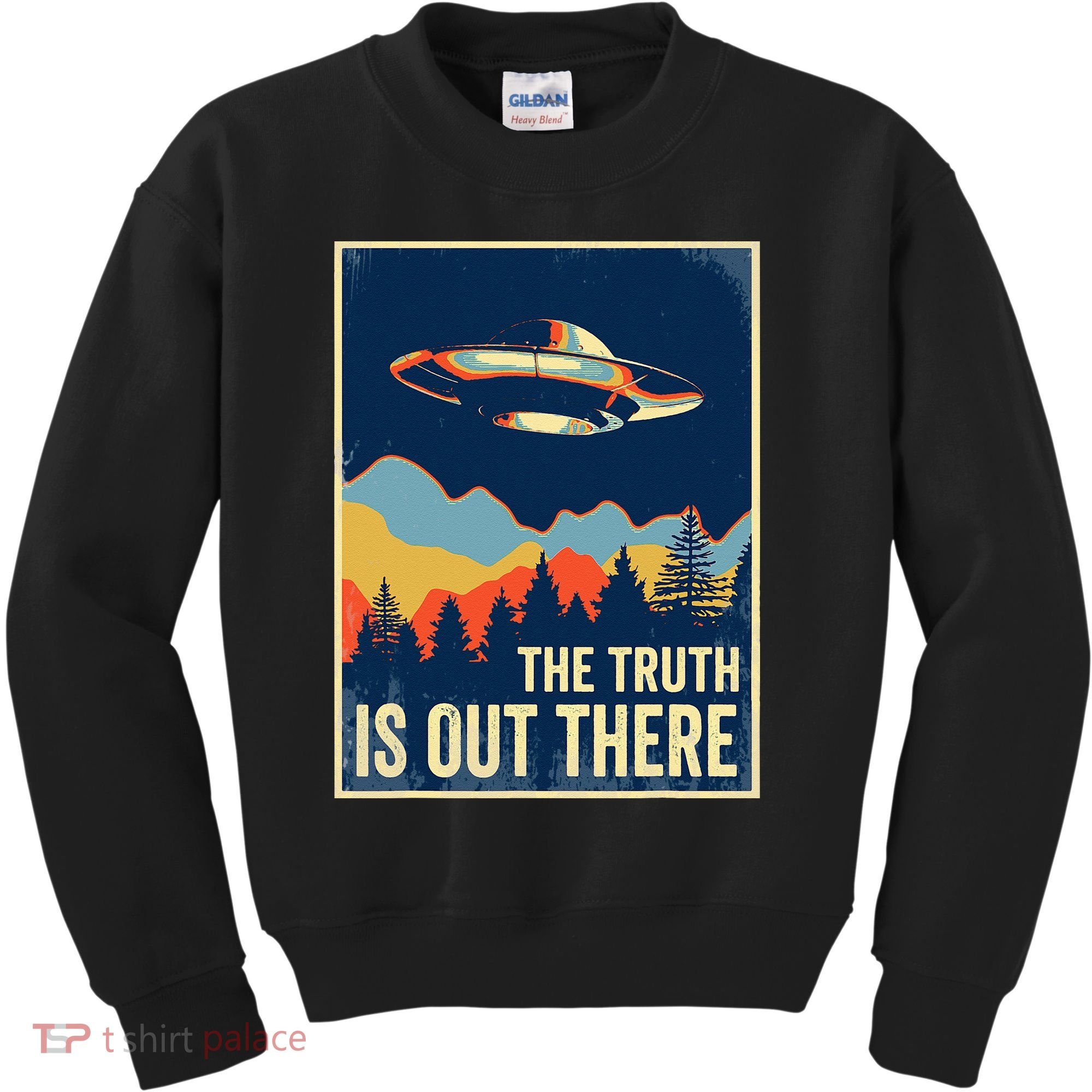 The Truth Is Out There Area 51 Alien UFO Kids Sweatshirt