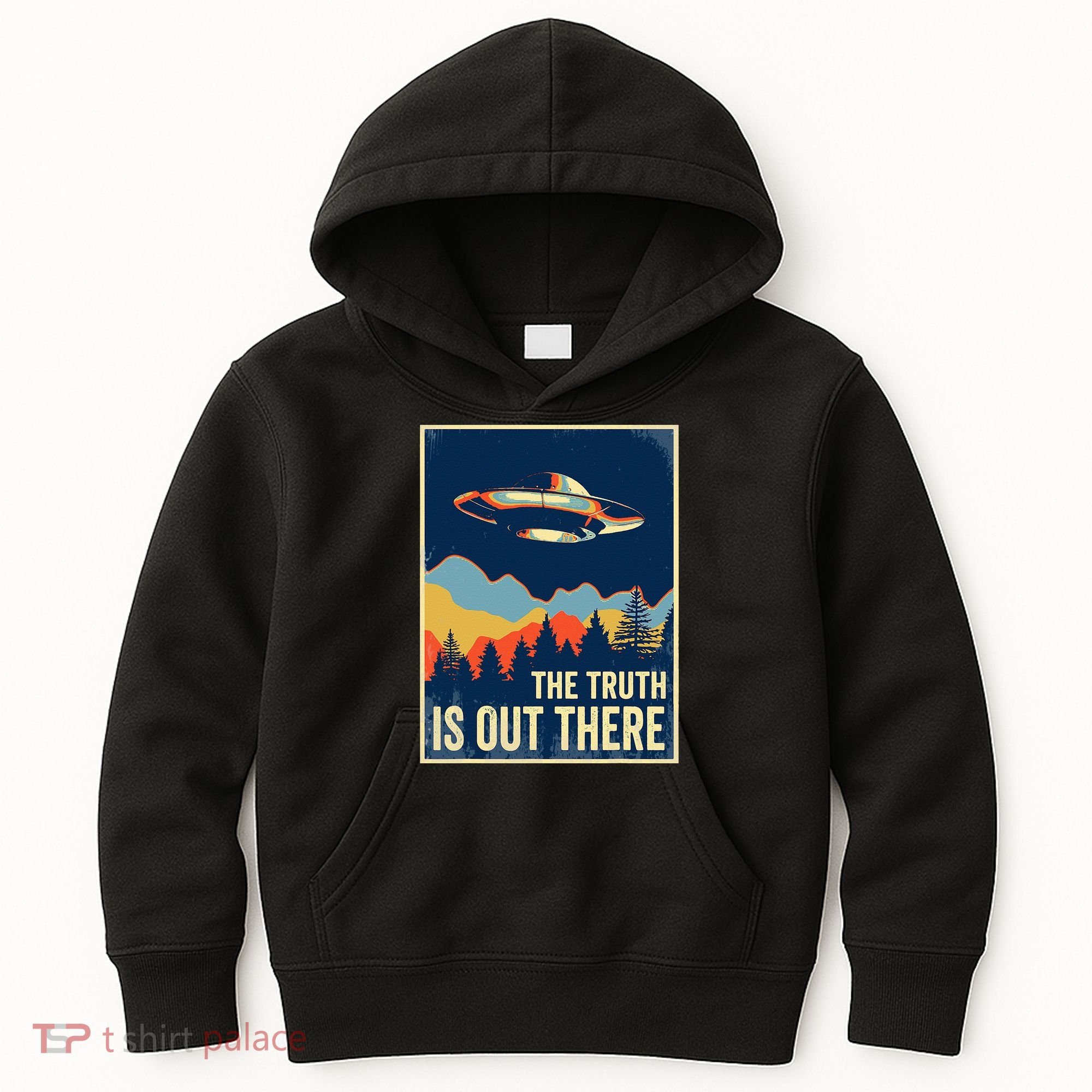 The Truth Is Out There Area 51 Alien UFO Kids Hoodie