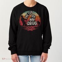 The Tug Is My Drug Funny Fishing Women's Sweatshirt thumb 0