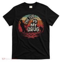 The Tug Is My Drug Funny Fishing T-Shirt thumb 0
