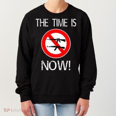 The Time Is Now! Ban Assault Weapons Anti AR 15 Women's Sweatshirt