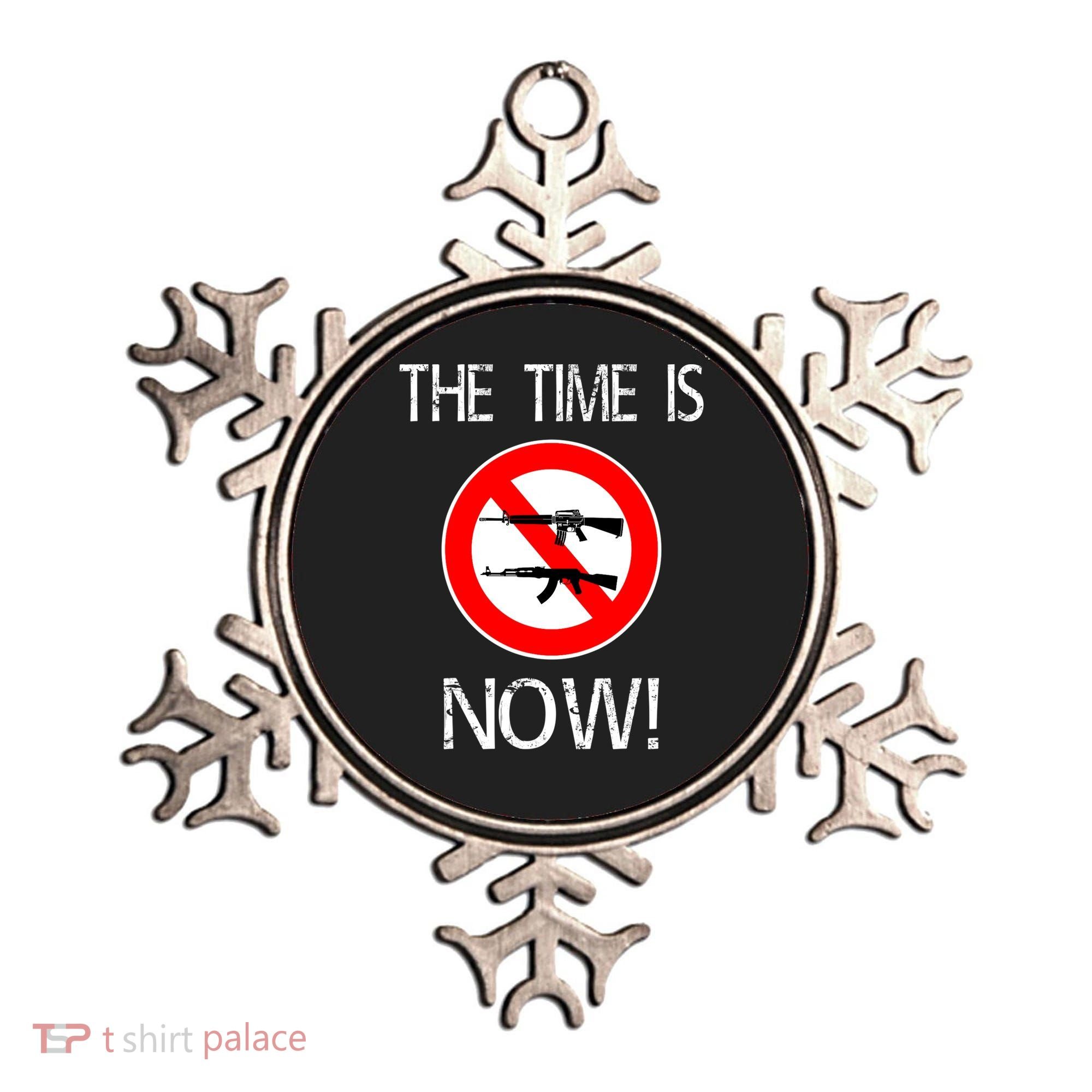The Time Is Now! Ban Assault Weapons Anti AR 15 Ornament