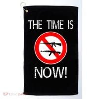 The Time Is Now! Ban Assault Weapons Anti AR 15 Golf Towel thumb 0