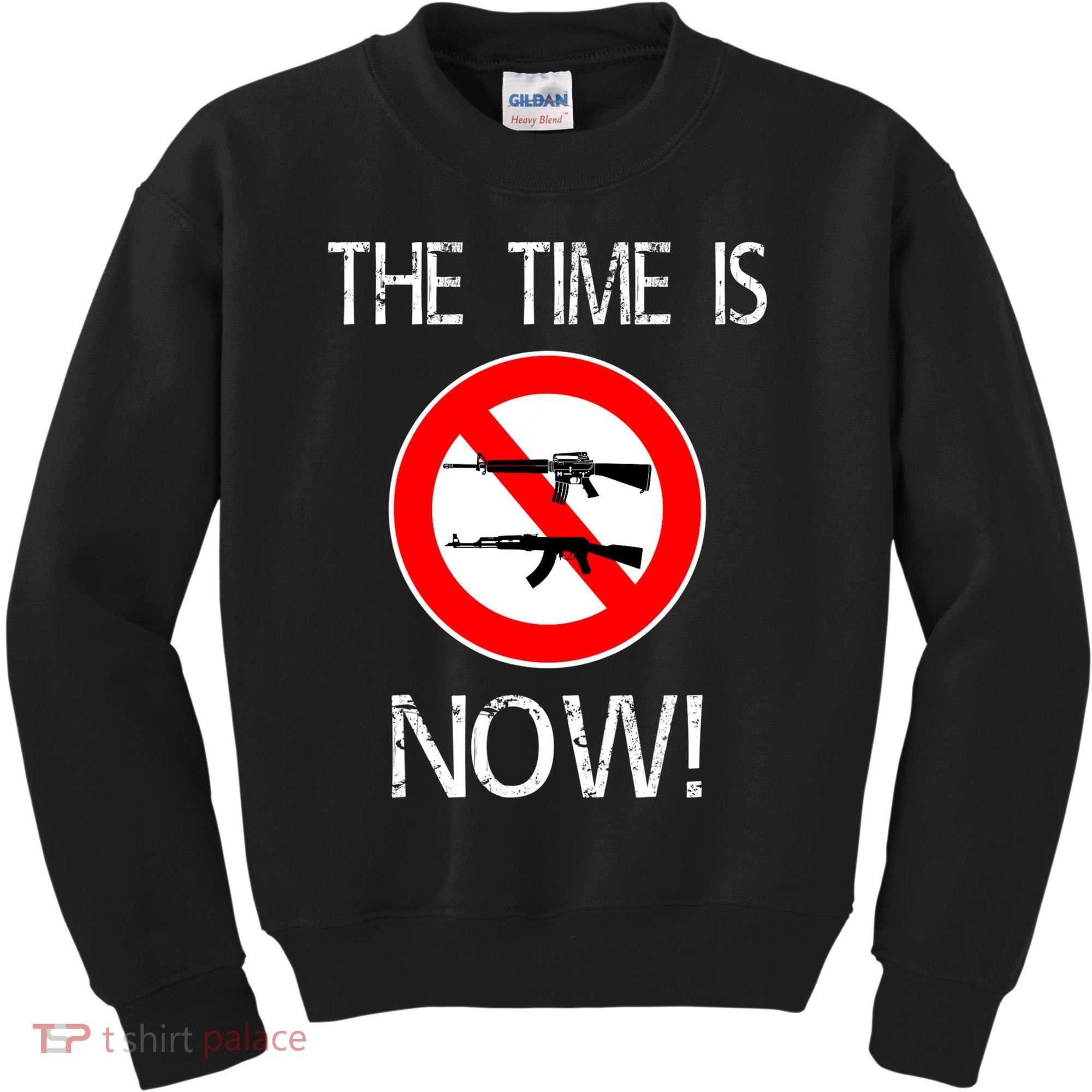 The Time Is Now! Ban Assault Weapons Anti AR 15 Kids Sweatshirt