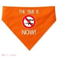 The Time Is Now! Ban Assault Weapons Anti AR 15 USA-Made Doggie Bandana thumb 0