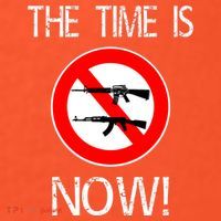 The Time Is Now! Ban Assault Weapons Anti AR 15 USA-Made Doggie Bandana thumb 2