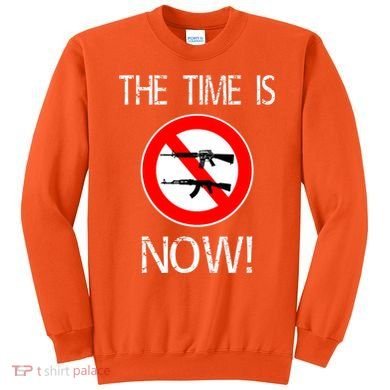 The Time Is Now! Ban Assault Weapons Anti AR 15 Sweatshirt
